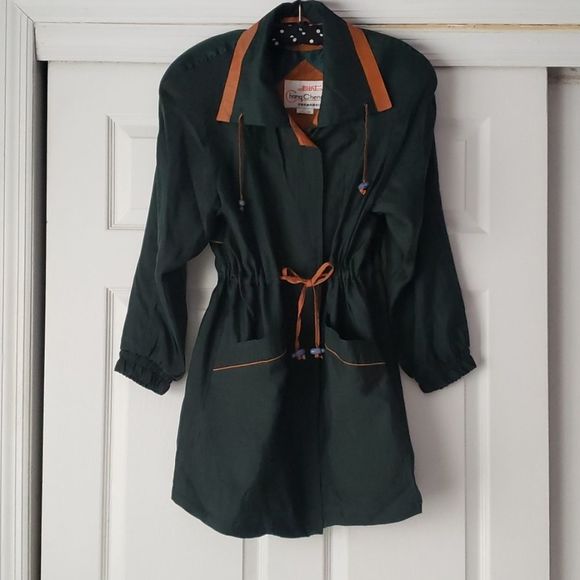 CHANG CHENG vintage silk trench jacket - Picture 1 of 16